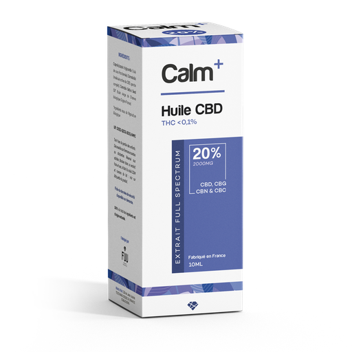 Calm+ | Huile CBD 20%